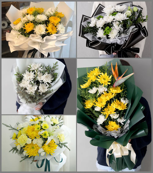 福建福州台江区茶亭街道广安社区白事花束代送